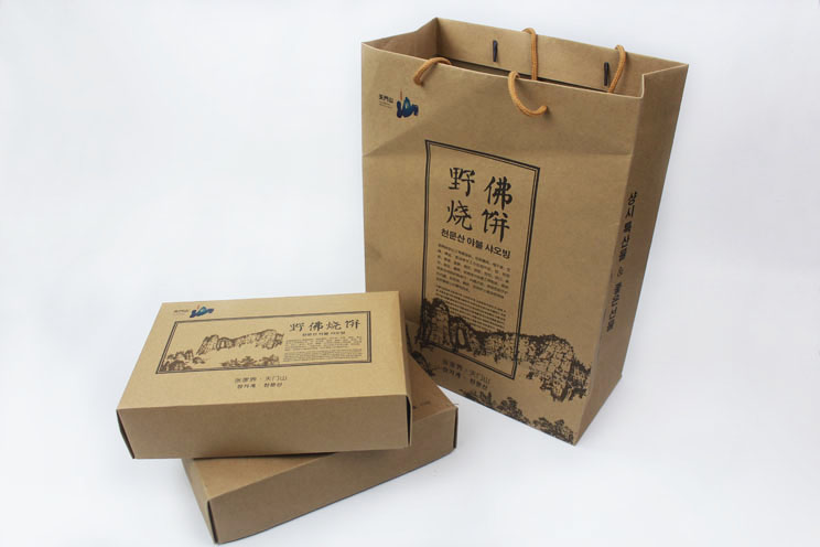 這樣原汁原味土特產禮品盒+手提袋套裝你也想要嗎？快來長沙印刷廠日大彩印定制！