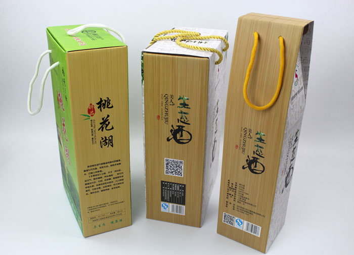 個(gè)性禮盒包裝讓“竹筒酒”身價(jià)倍增，長沙包裝印刷廠再為桃江特產(chǎn)定制包裝
