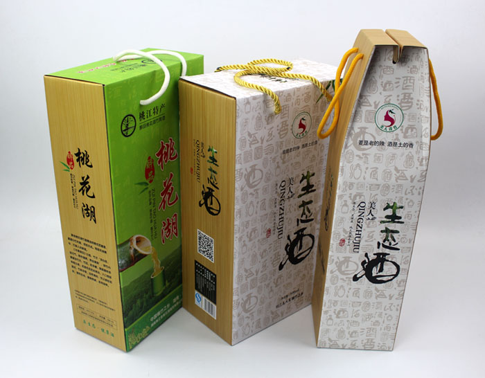 個(gè)性禮盒包裝讓“竹筒酒”身價(jià)倍增，長沙包裝印刷廠再為桃江特產(chǎn)定制包裝