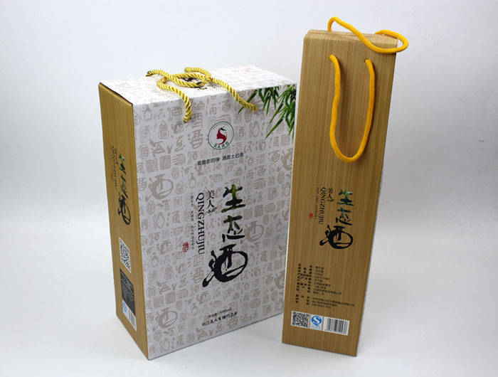 個(gè)性禮盒包裝讓“竹筒酒”身價(jià)倍增，長沙包裝印刷廠再為桃江特產(chǎn)定制包裝