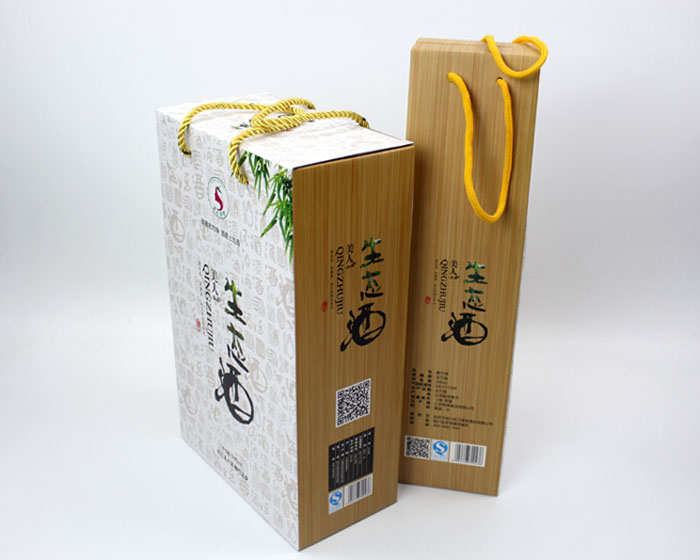 個(gè)性禮盒包裝讓“竹筒酒”身價(jià)倍增，長沙包裝印刷廠再為桃江特產(chǎn)定制包裝