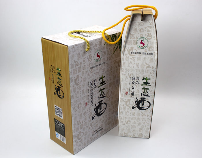 個(gè)性禮盒包裝讓“竹筒酒”身價(jià)倍增，長沙包裝印刷廠再為桃江特產(chǎn)定制包裝